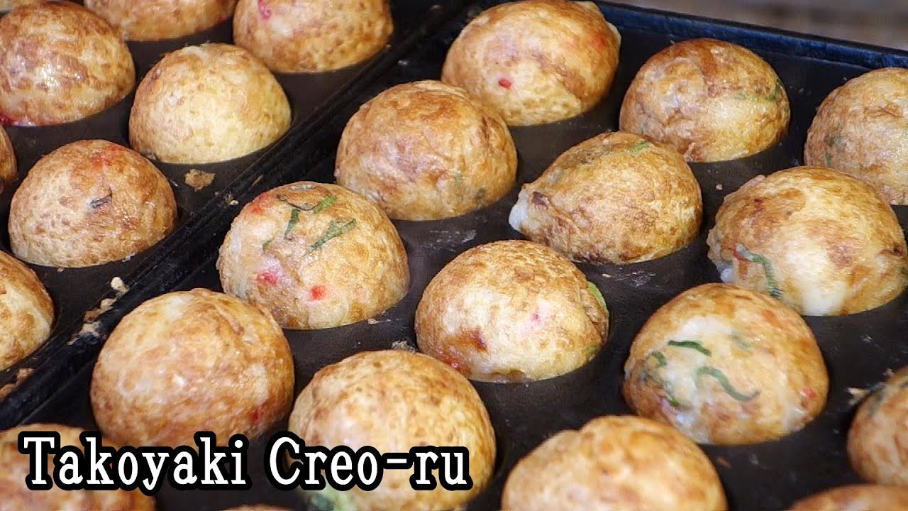 道頓堀のたこ焼 くれおーる｜素早い串さばき。プロのたこ焼 Professional Takoyaki Creo-ru in Osaka.Japanese street food 章鱼烧