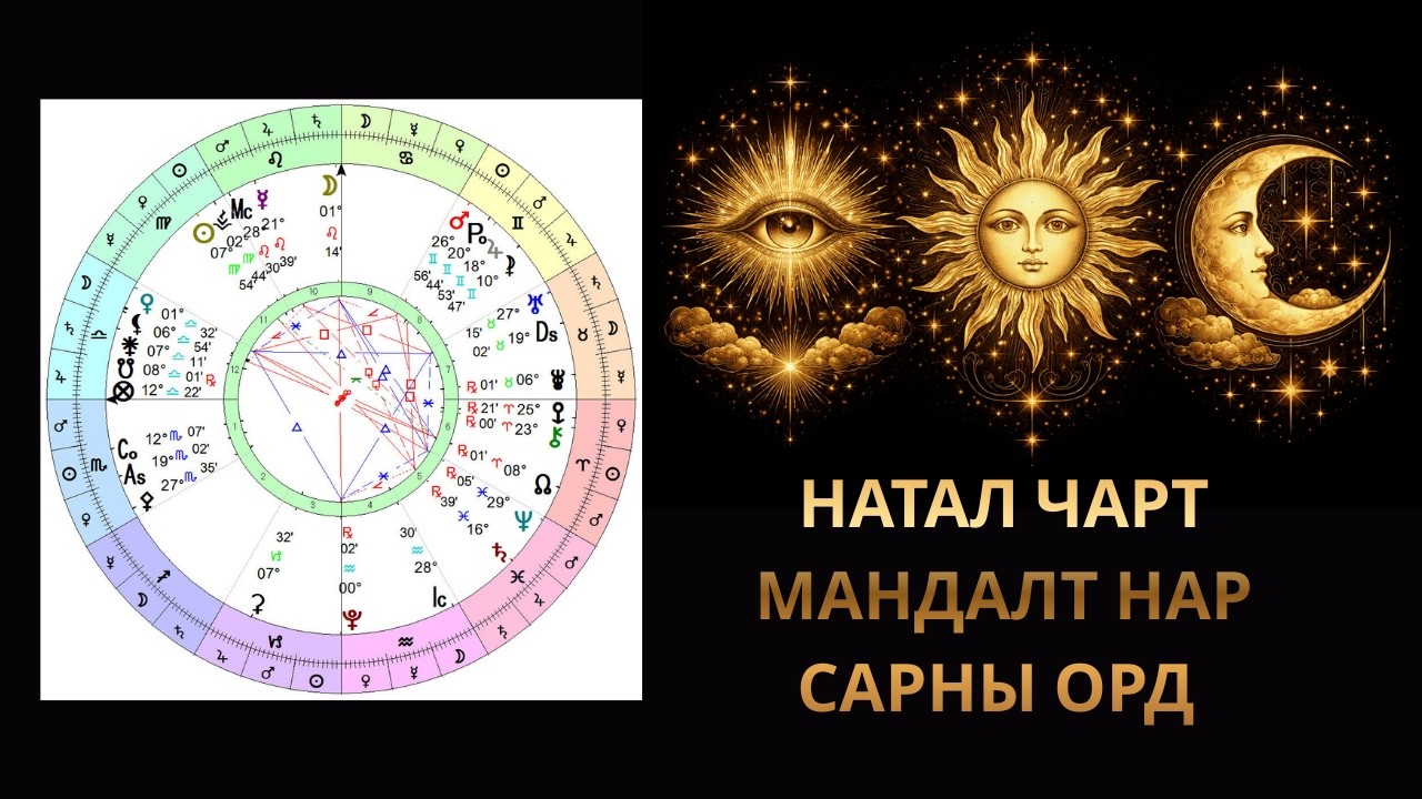🔮Натал чарт гэж юу вэ? 🌟Мандалт орд, ☀️Нар , 🌑Сарны ордоо хэрхэн мэдэх вэ? 💎Өөрийн энергийг ашиглах