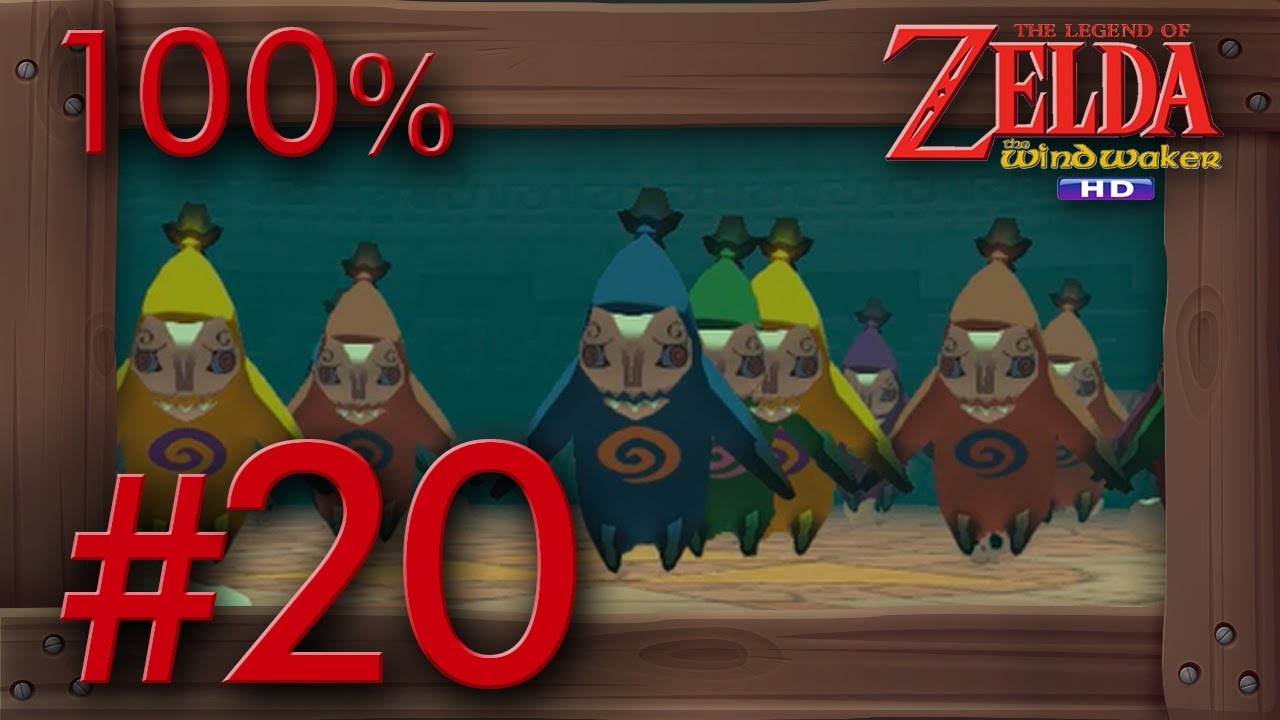 Zelda The Wind Waker HD 100% Walkthrough Part 20 | Earth Temple & Boss Jalhalla Wii U