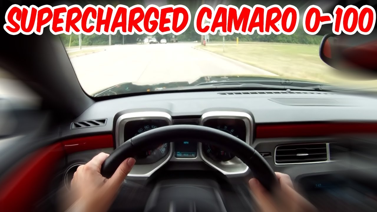 Supercharged 2010 Camaro SS 0-100 Blast - GoPro HD POV View
