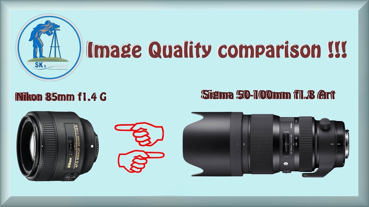 Nikon 85mm f1.4G lens vs Sigma 50-100 mm f1 8 Art lens !!! Prime vs Zoom ???