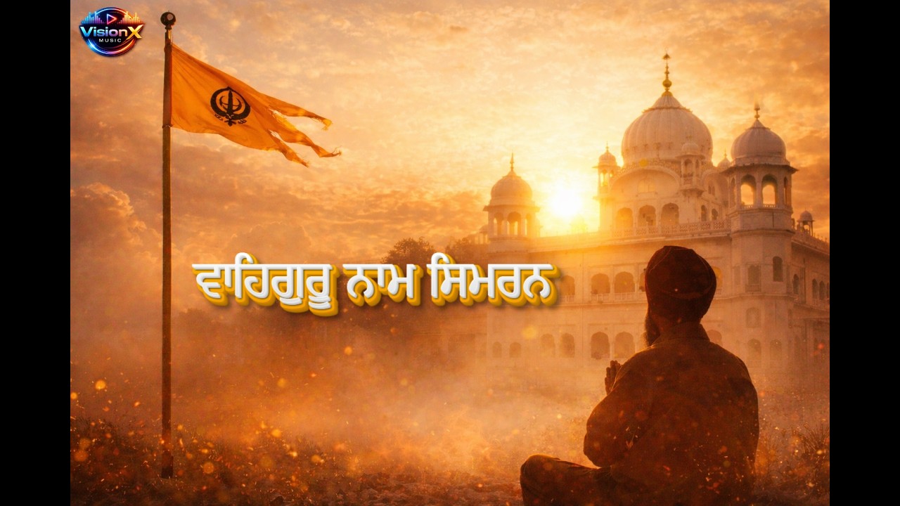 ਵਾਹਿਗੁਰੂ ਨਾਮ ਸਿਮਰਨ | Waheguru Simran | Punjabi Shabad Meditation | VisionX Music