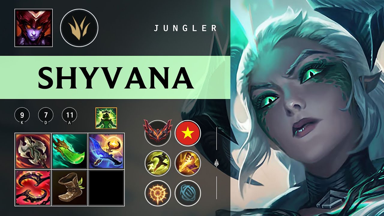 Shyvana Jungle vs Diana - VN Grandmaster Patch 26.01