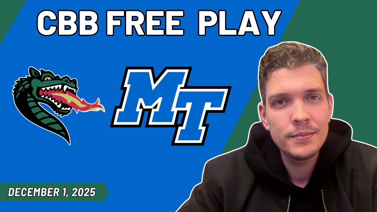 UAB vs Middle Tennessee College Basketball Picks and Predictions | August Young Best Bets 12/1/25