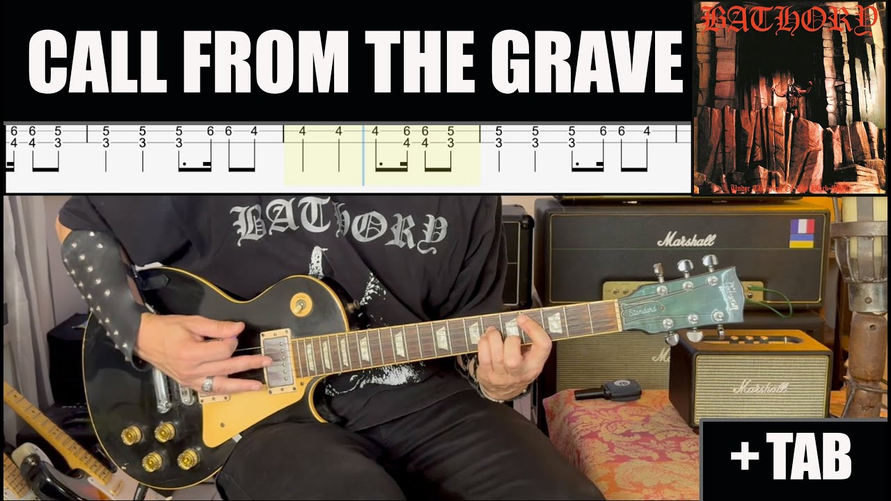 Call From The Grave - Bathory 🔥 (Cover + TAB) - Riffs & Solo