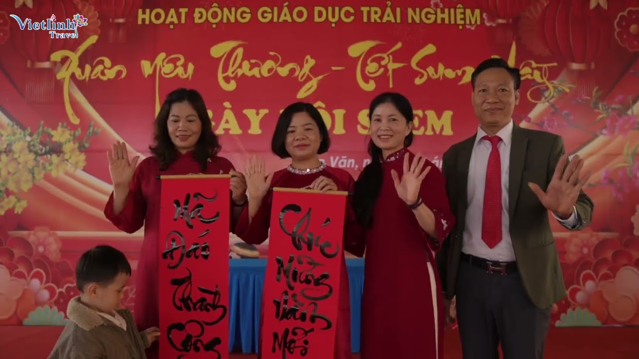 Trải nghiệm Tết : TRƯỜNG TIỂU HỌC TỀ LỄ - Việt Linh Travel