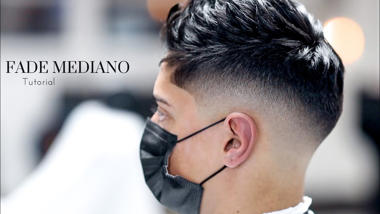 🔥 DESVANECIDO MEDIANO 🔥 - FADE MEDIANO VALE MAS DE $100 😱/ TRANSFORMACIÓN TUTORIAL DE BARBERIA😱