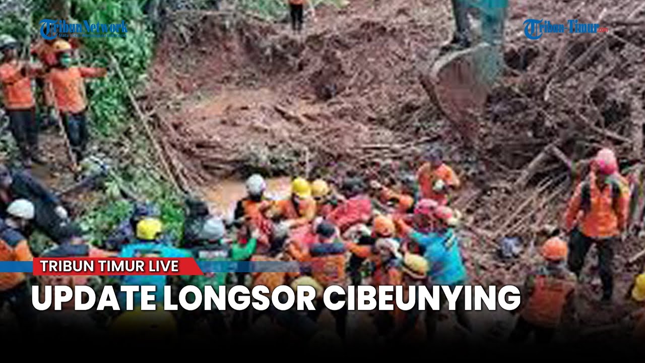 🔴3 Korban Longsor di Cibeunying Ditemukan Meninggal, Tim SAR Lanjutkan Pencarian