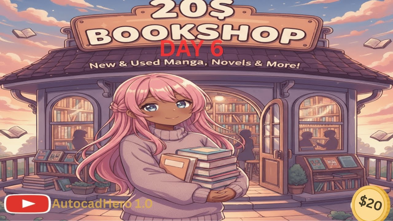 The $20 Bookshop Experiment: Bankruptcy or Bank? DAY 6 #bookshopsimulator #simulator