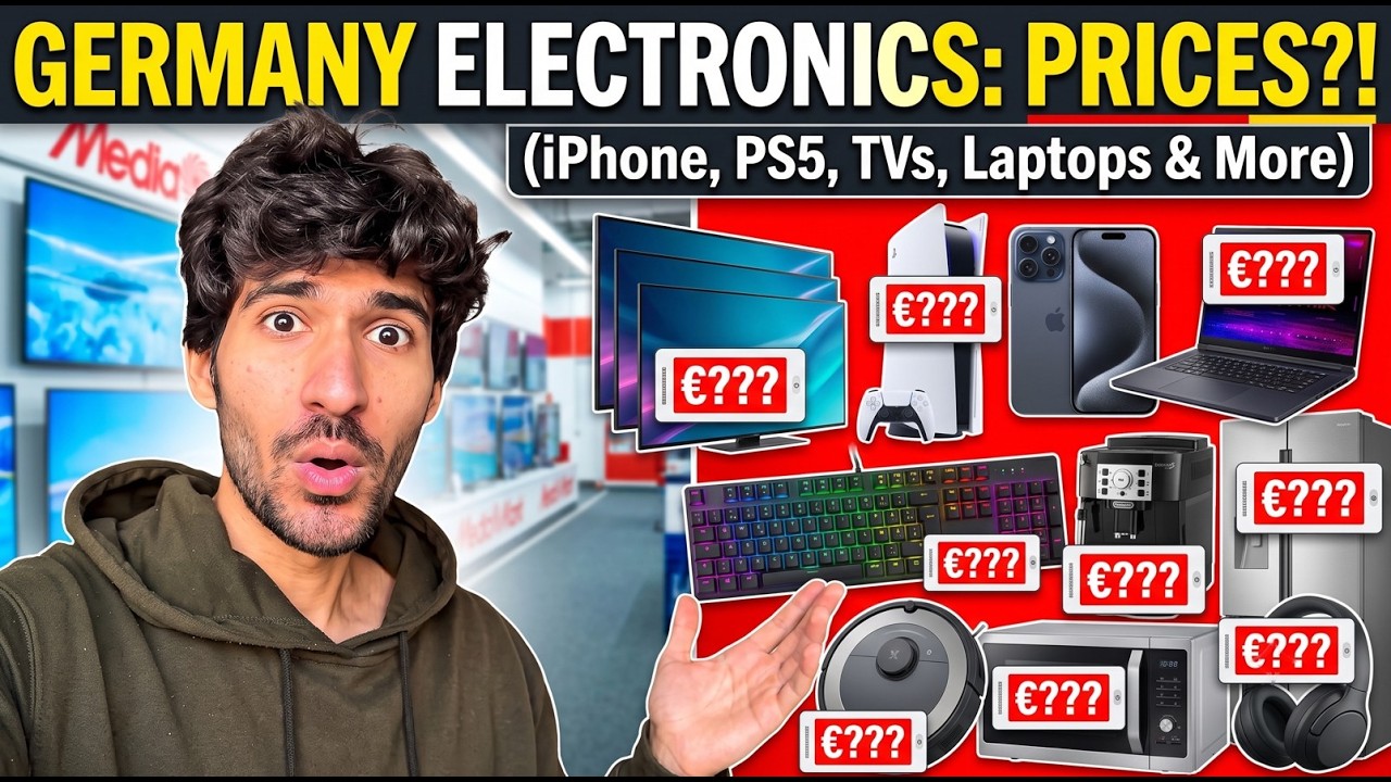 Electronic Prices in Germany? (iPhone, PS5, TVs, Laptops & More)