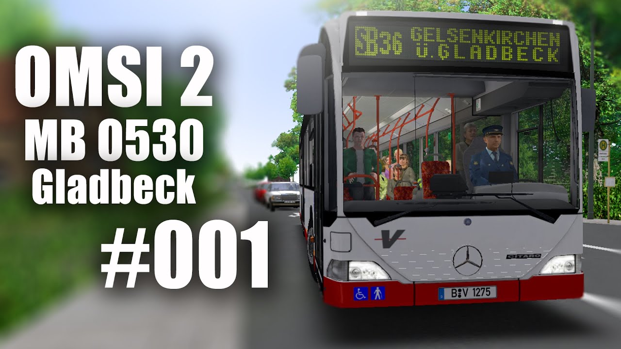 OMSI 2 mit dem MB O530 durch Gladbeck Linie SB36 #001