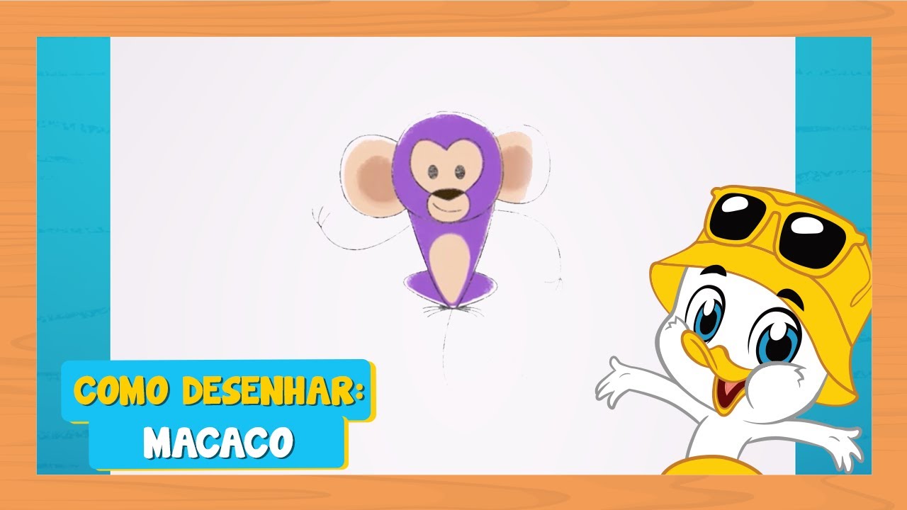 COMO DESENHAR UM MACACO PASSO A PASSO | BLOQUINHO DA MARÉ EP. #18 | BEACH PARK STUDIOS