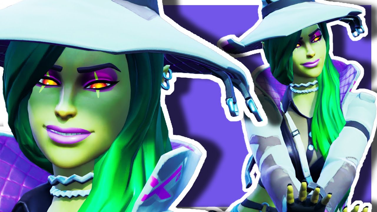 Fortnite Hemlock Witch Skin (PS5 Gameplay)