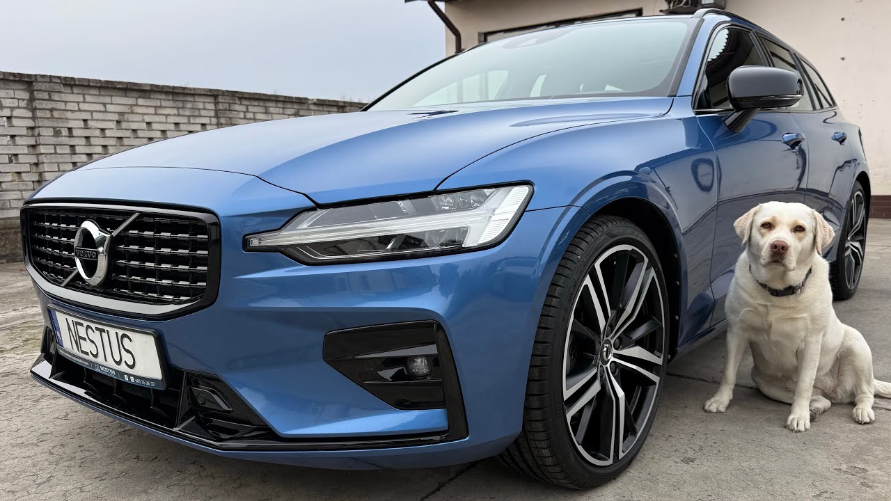AUTO SPRZEDANE V60 R-design, Bowers&Wilkins, panorama, akt.tempomat, kamera, Bursting Blue, benzyna 