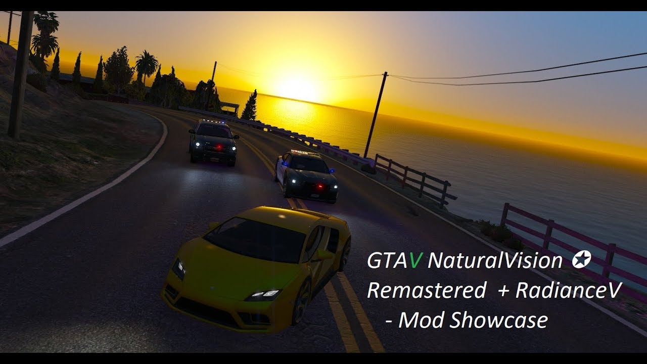 GTAV NaturalVision Remastered  + RadianceV  - Mod Showcase