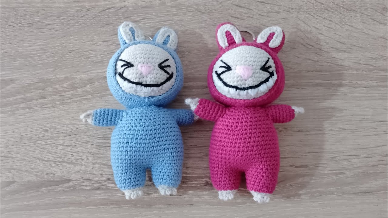 LABUBU AMİGURUMİ 15 cm 1. BÖLÜM (kafa, kulak, yüz şekillendirme)