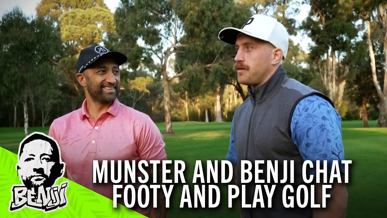 Munster and Benji hit the golf course and chat some footy! | Benji | FOX League