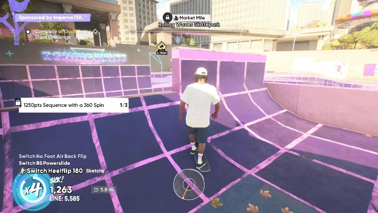 Skate tricks at the park