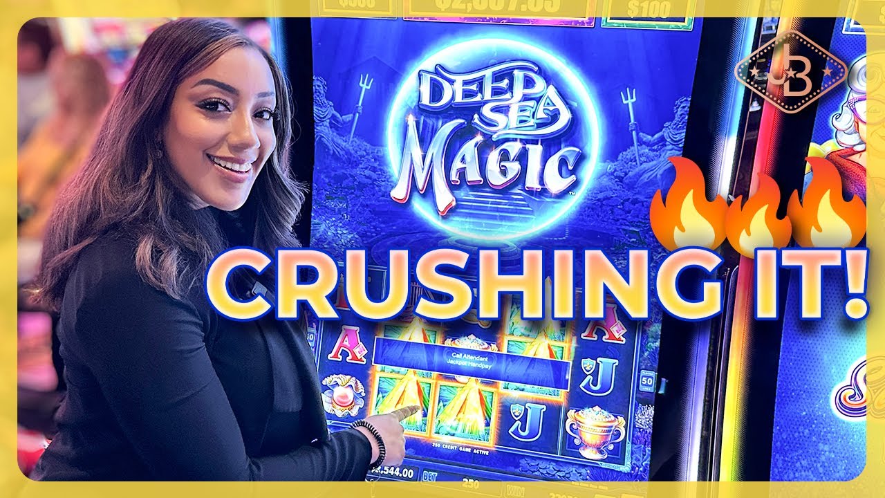 Epic Slot Victory! 🎰 Massive Jackpot Across Drop and Lock Bank 🏦 Deep Sea Magic Slot!