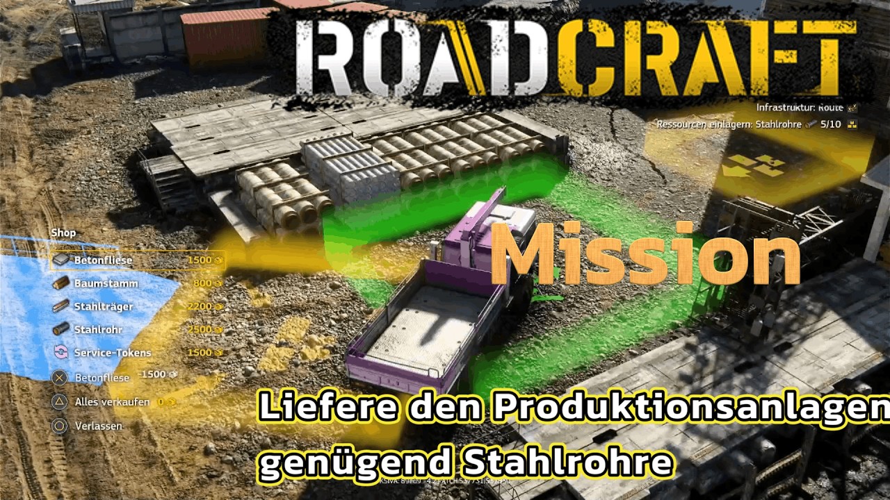 [PS5] #Roadcraft Mission: (Karte: Versunken)  Liefere den Produktionsanlagen genügend Stahlrohre