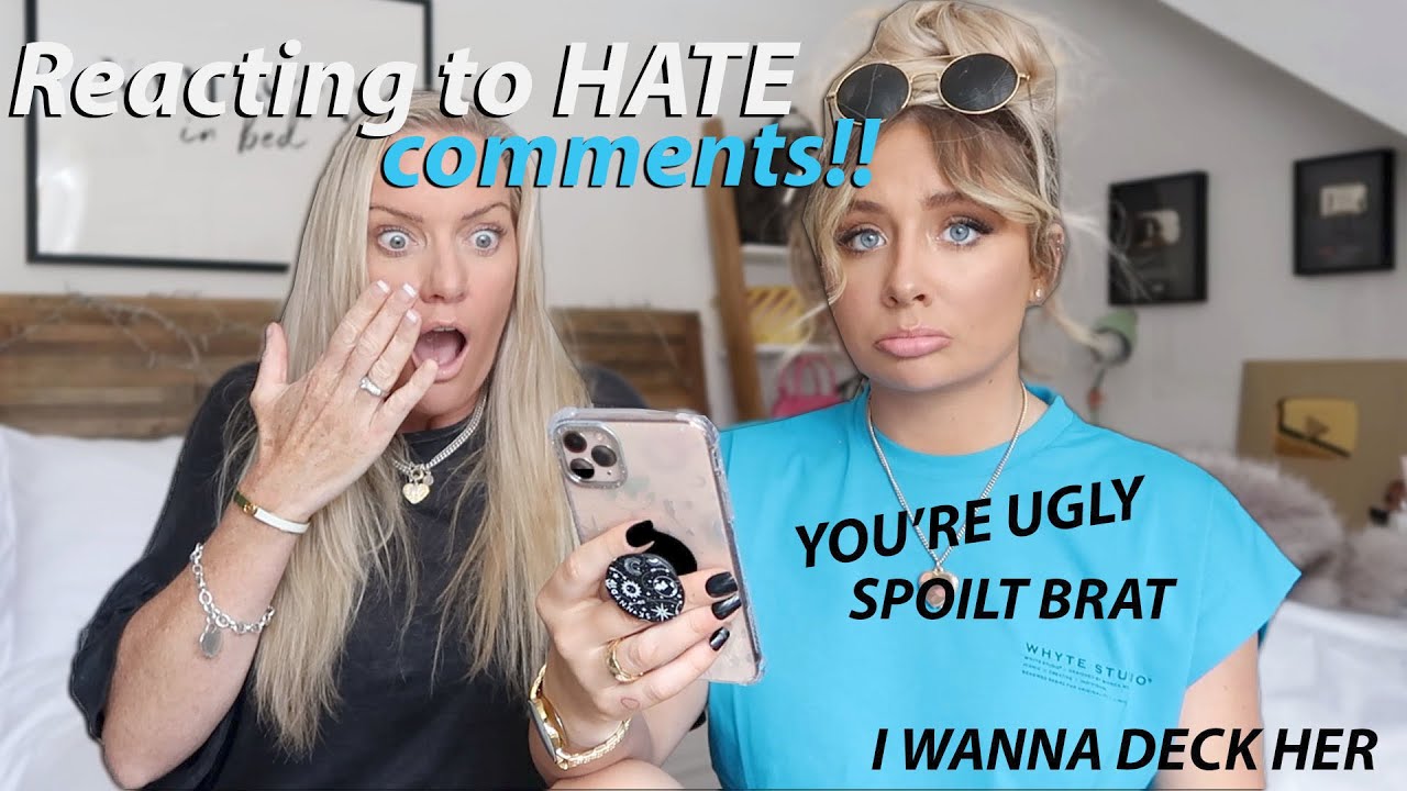 Reacting to HATE comments with my MUM!!😭 | Saffron Barker