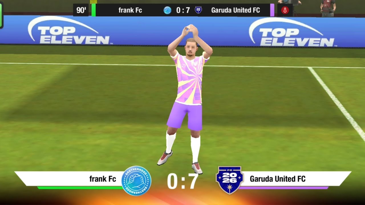Menang Telak 0-7 tim hebat #manager #football #topeleven #games #games #strategy 