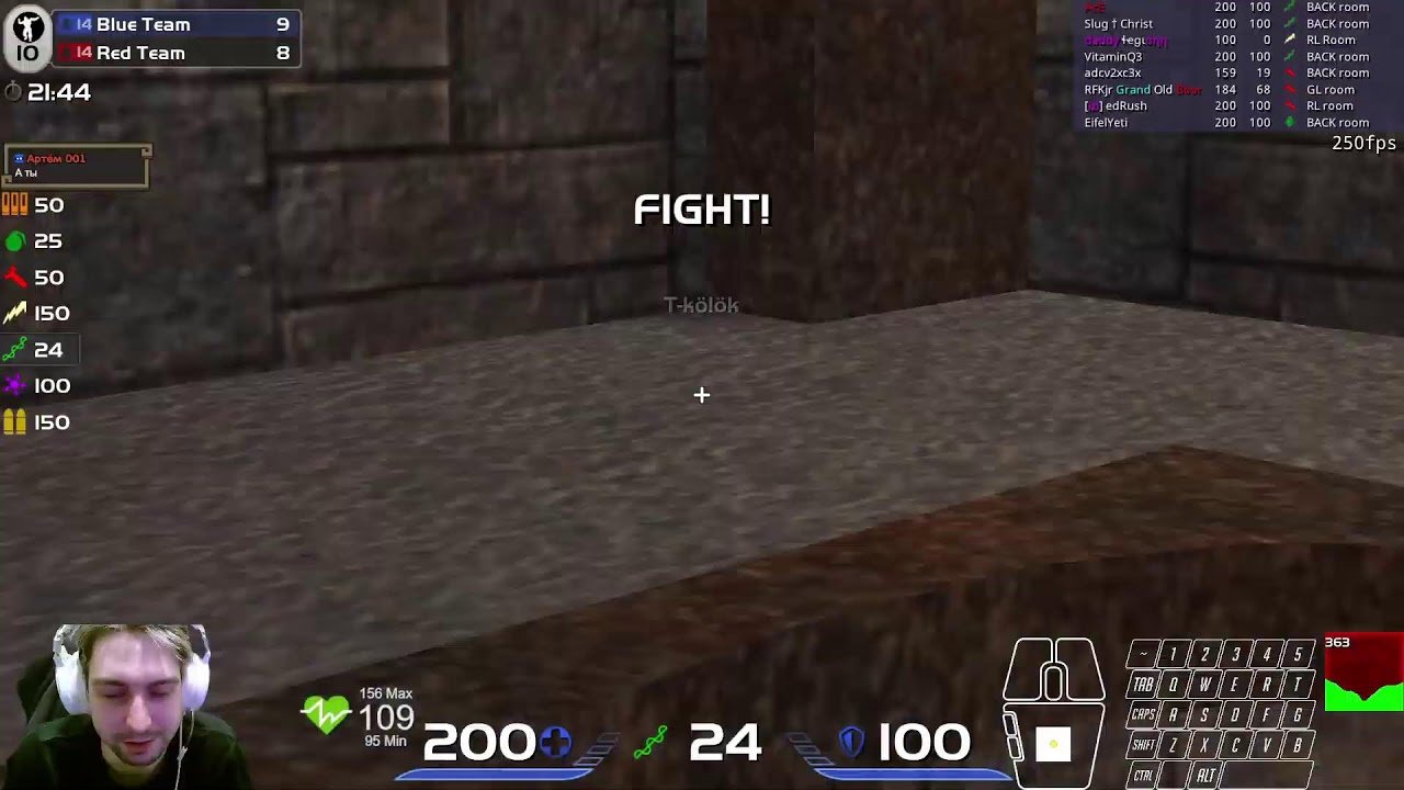 #quake Live, [Rus] Makarov, Race&CA, only skill, no rage, сделал 240гц?поменялось что-то? Залетай :3