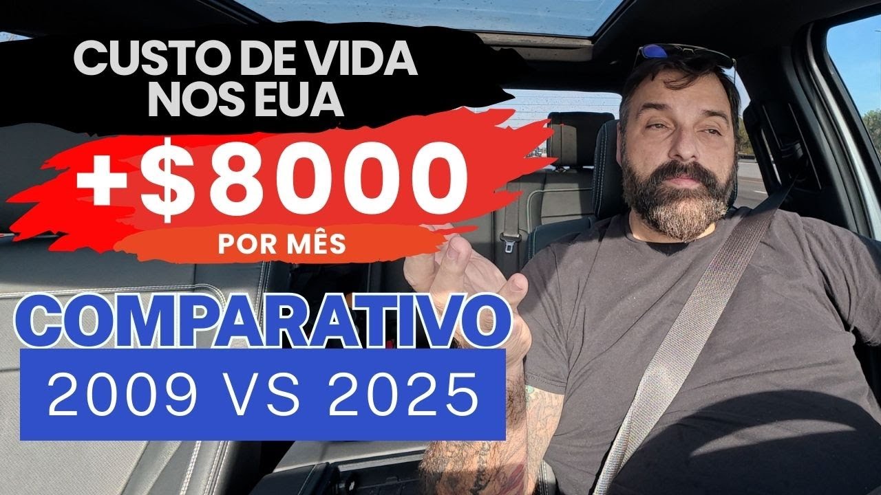 CUSTO DE VIDA NOS ESTADOS UNIDOS - ORLANDO FL - +$8000 POR MES