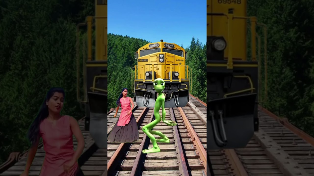VFX  funny train head matching dame to castio funny video #comedy #viral #vfx #shortvideo #magic