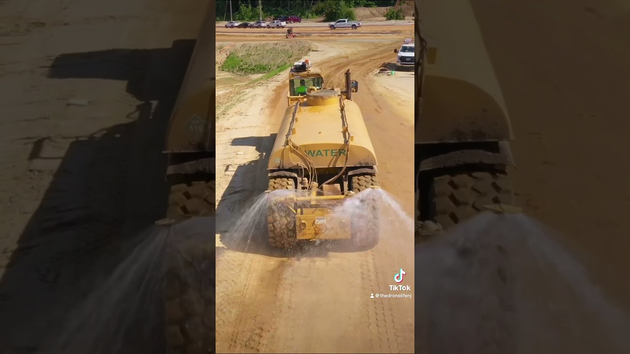 Time for dust control on the construction site