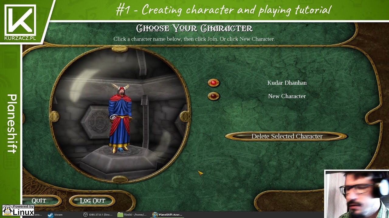 [EN] PlaneShift #1 - Creating character and playing tutorial