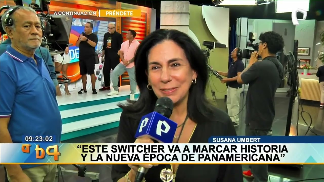 Panamericana Televisión inaugura moderno switcher 360 y anuncia nueva etapa tecnológica
