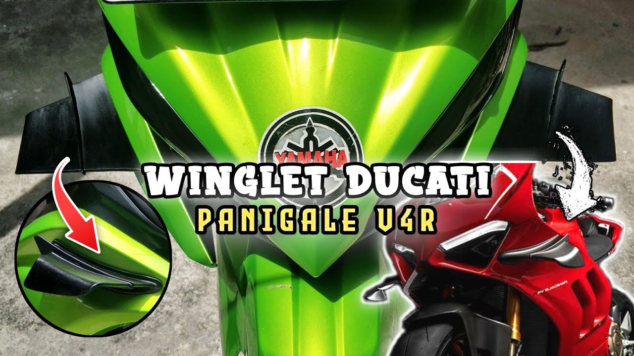 CARA MEMBUAT WINGLET MODEL DUCATI PANIGALE V4R DARI PIPA PVC / PARALON