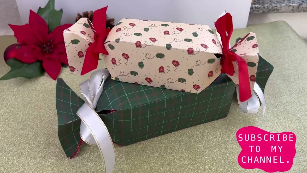 Candy Gift Wrap/ Embrulho de presente em forma de bombom