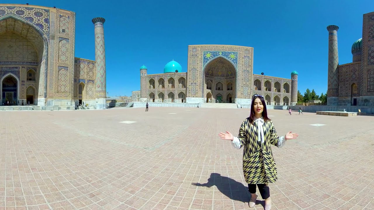 Регистан Самарканд (Samarqand), видео в формате 360°