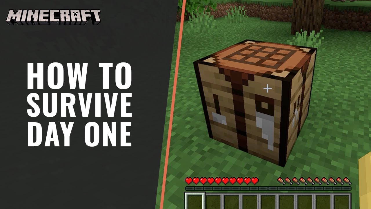 How to Survive Day One in Minecraft