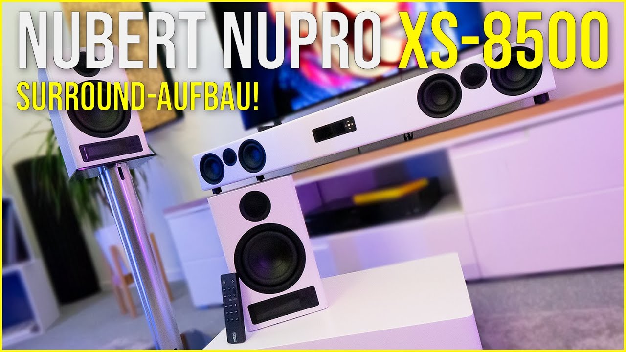 Nubert XS 8500 RC - Surround System per Funk und mit Dolby Atmos Freigabe erklärt