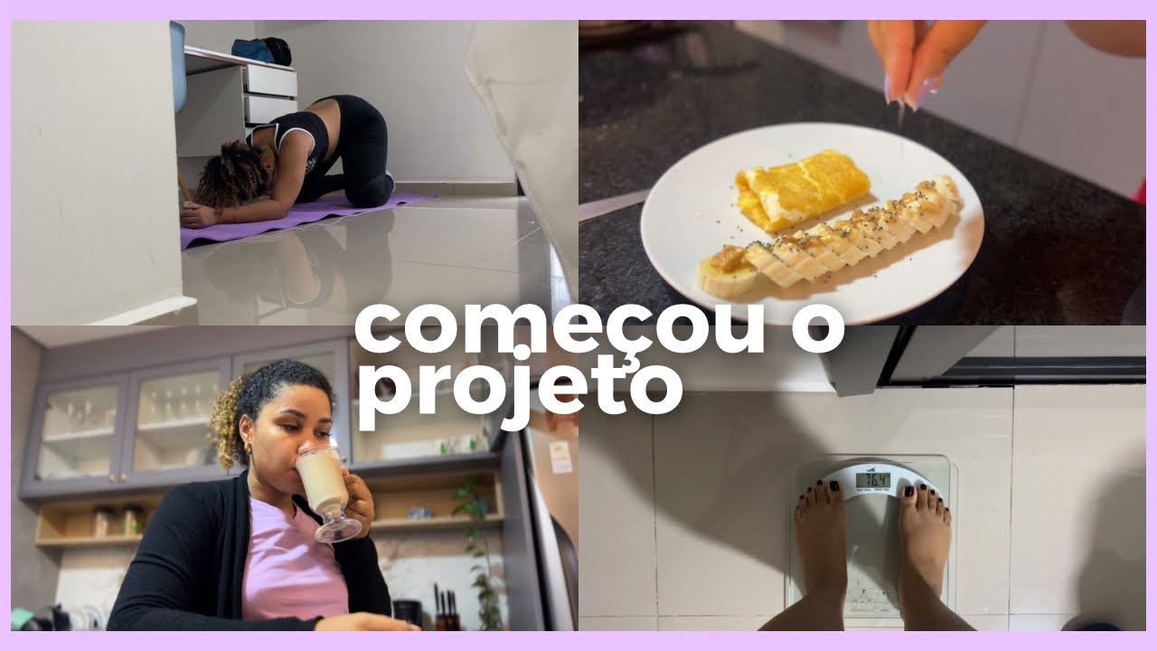 Voltando a cuidar de mim ep1 dieta, treino e pilates