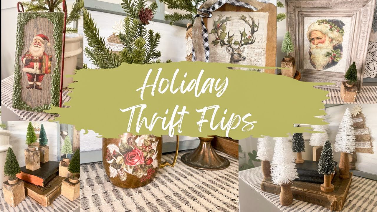Holiday Decor | NEW JRV rice paper | Thrift Flips & DIY Decor