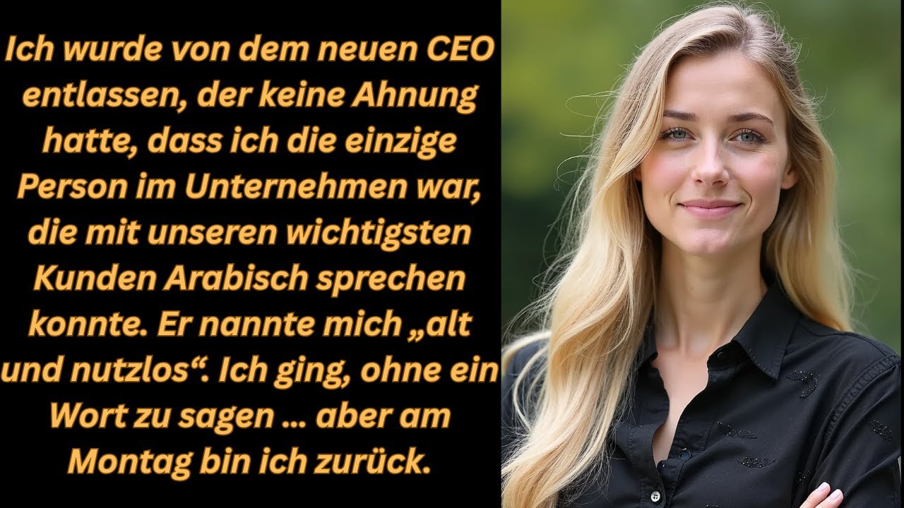 „Der CEO feuerte mich – ohne zu wissen, dass ich die Einzige war, die Arabisch sprach“