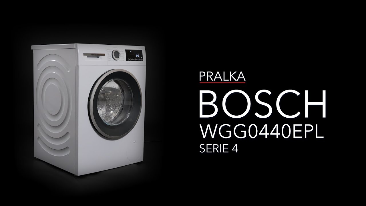 ⭐️ Pralka Bosch WGG0440EPL Serie 4 – dane techniczne – RTV EURO AGD
