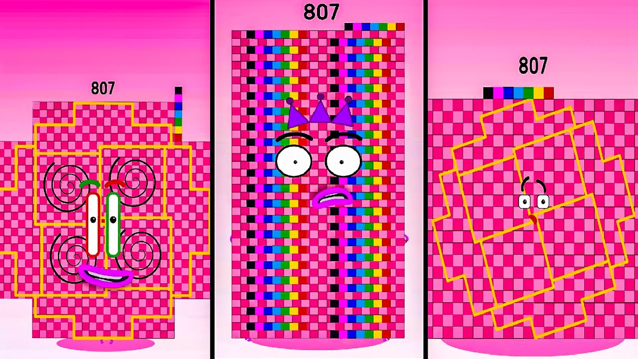 Sprunki OC ALL Numberblocks 807 | Compilation Incredibox #sprunki #numberblock