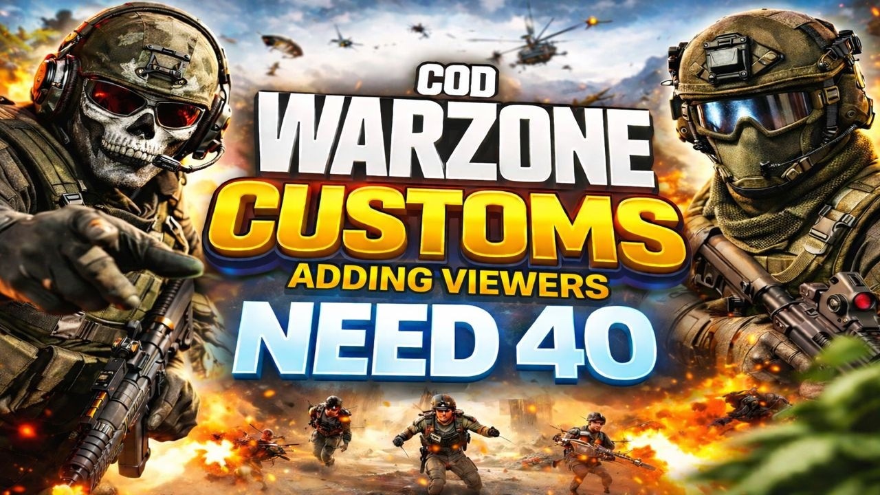 🔴LIVE COD CALL OF DUTY WARZONE REBIRTH CUSTOMS - 40 PLAYERS!!!