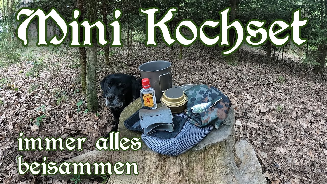 Mein MINI Kochset - alles drin für unterwegs, kompakt und leicht!