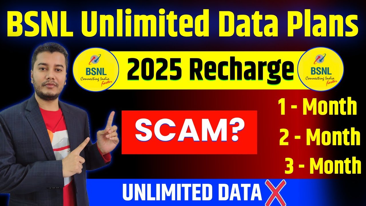 Bsnl Unlimited Data Plan | BSNL Unlimited Data Recharge Plan 2025 | Bsnl unlimited Recharge Plan