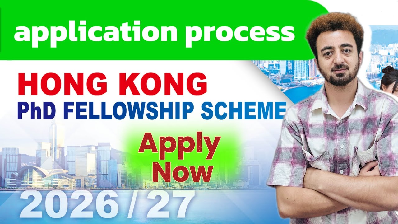 Hong Kong PhD Fellowship Scheme 2026/2027 || complete guideline to submit application