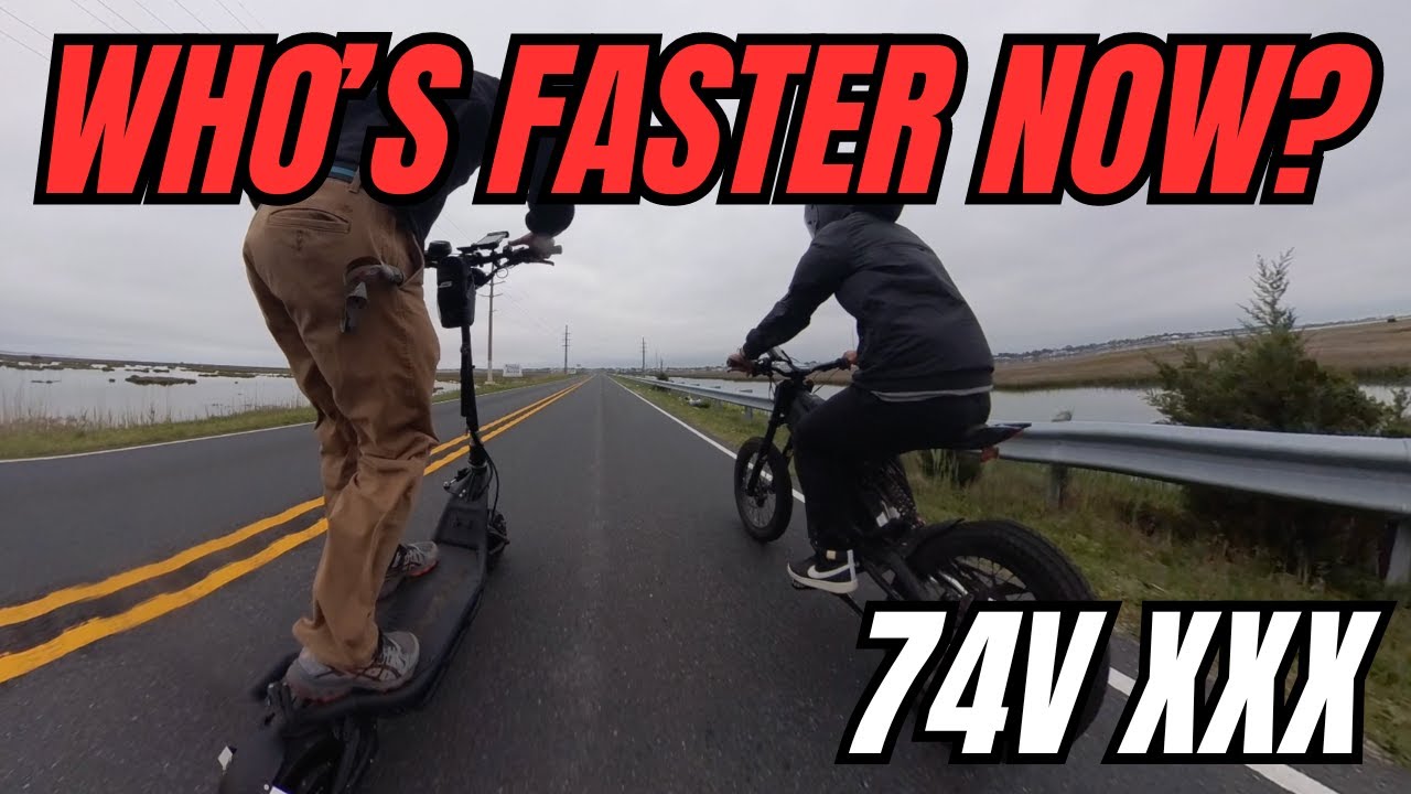 74V Talaria XXX Racing Against Nami Burn-E 2 Max