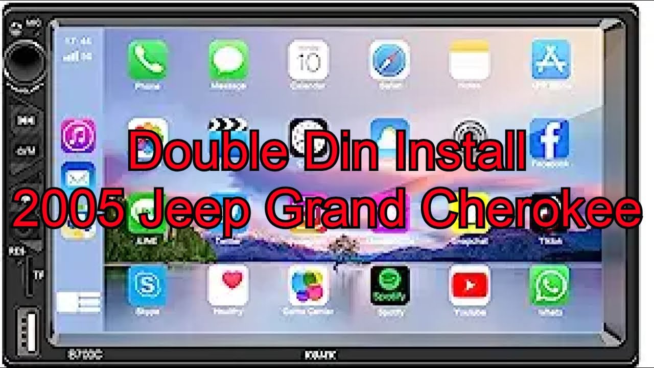 Double Din Radio Install in a 2005 Jeep Grand Cherokee Bypassing Amplifier