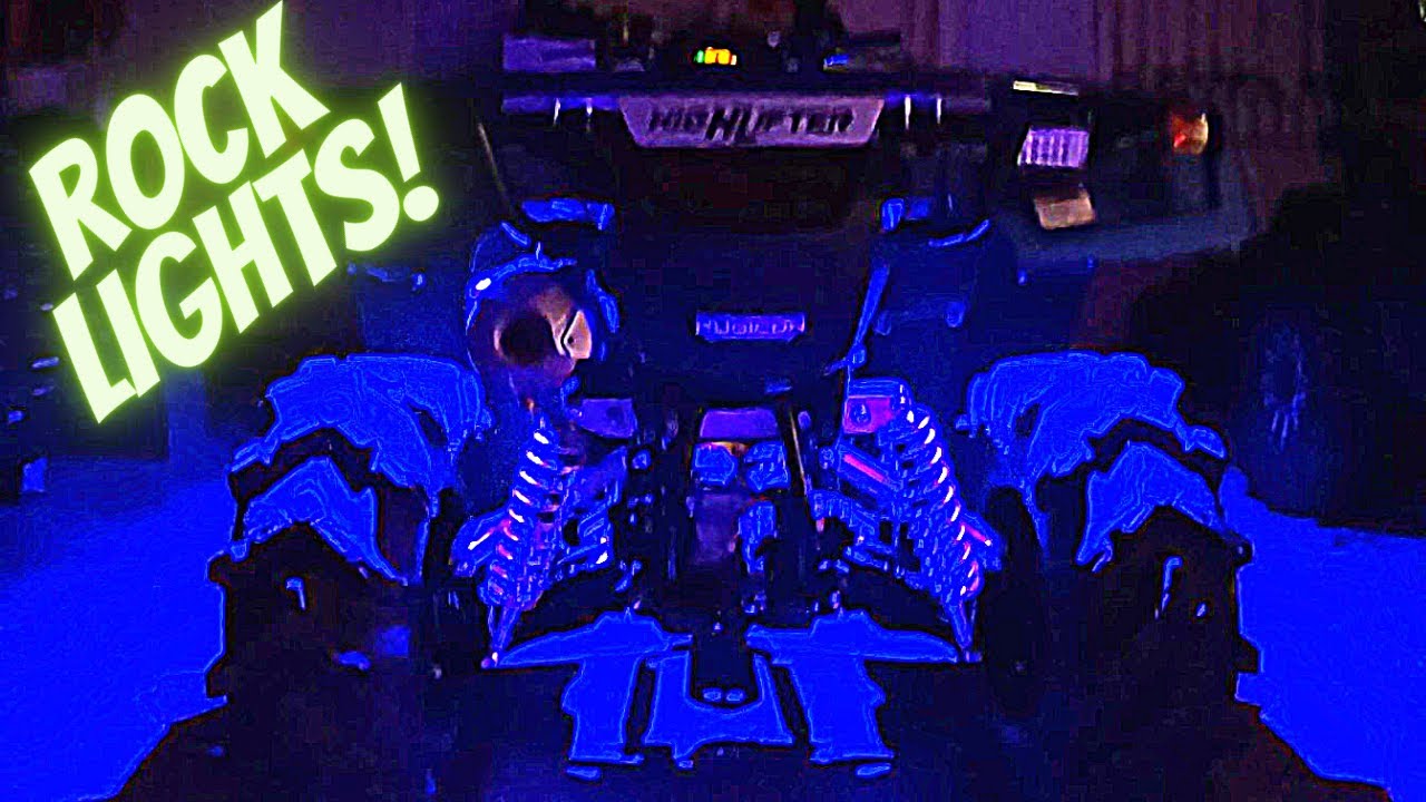 How to install**ROCK LIGHTS** on your ATV!