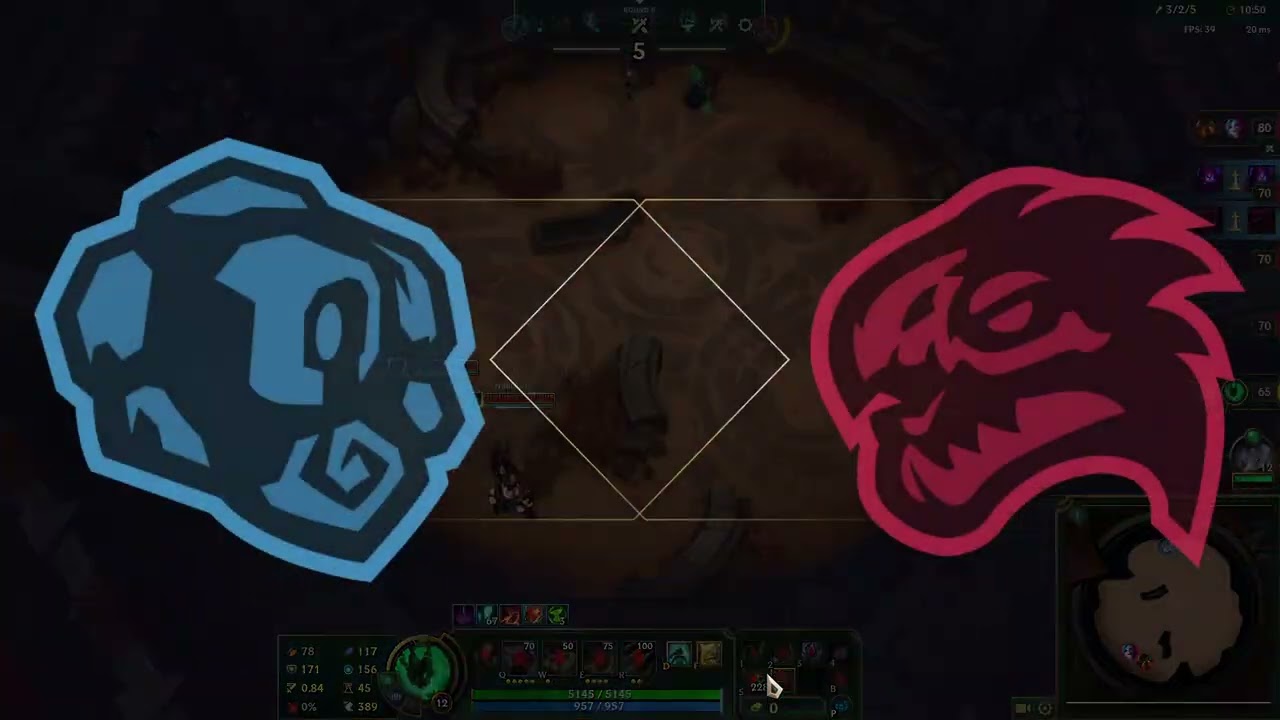 LoL Arena 1st place Thresh+Briar